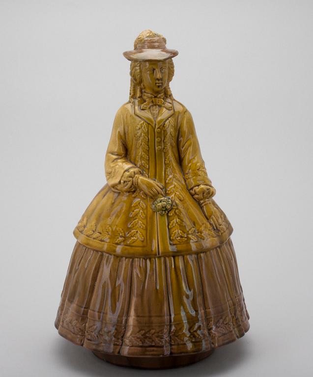 KANNA, fajans, möjligen England 1800-talets mitt.