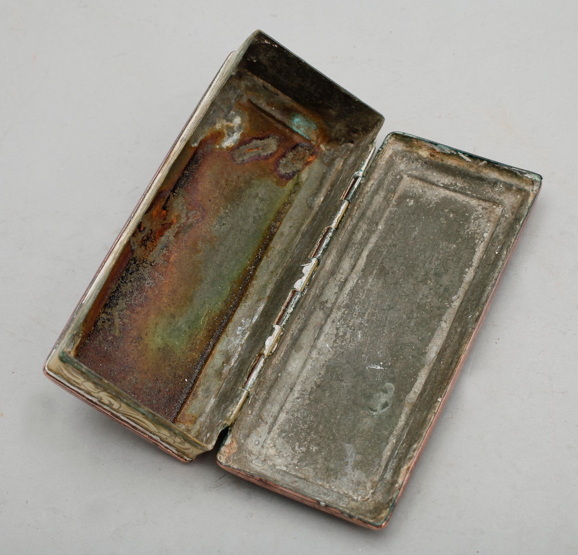 DOSA, koppar och mässing, 1800-tal.