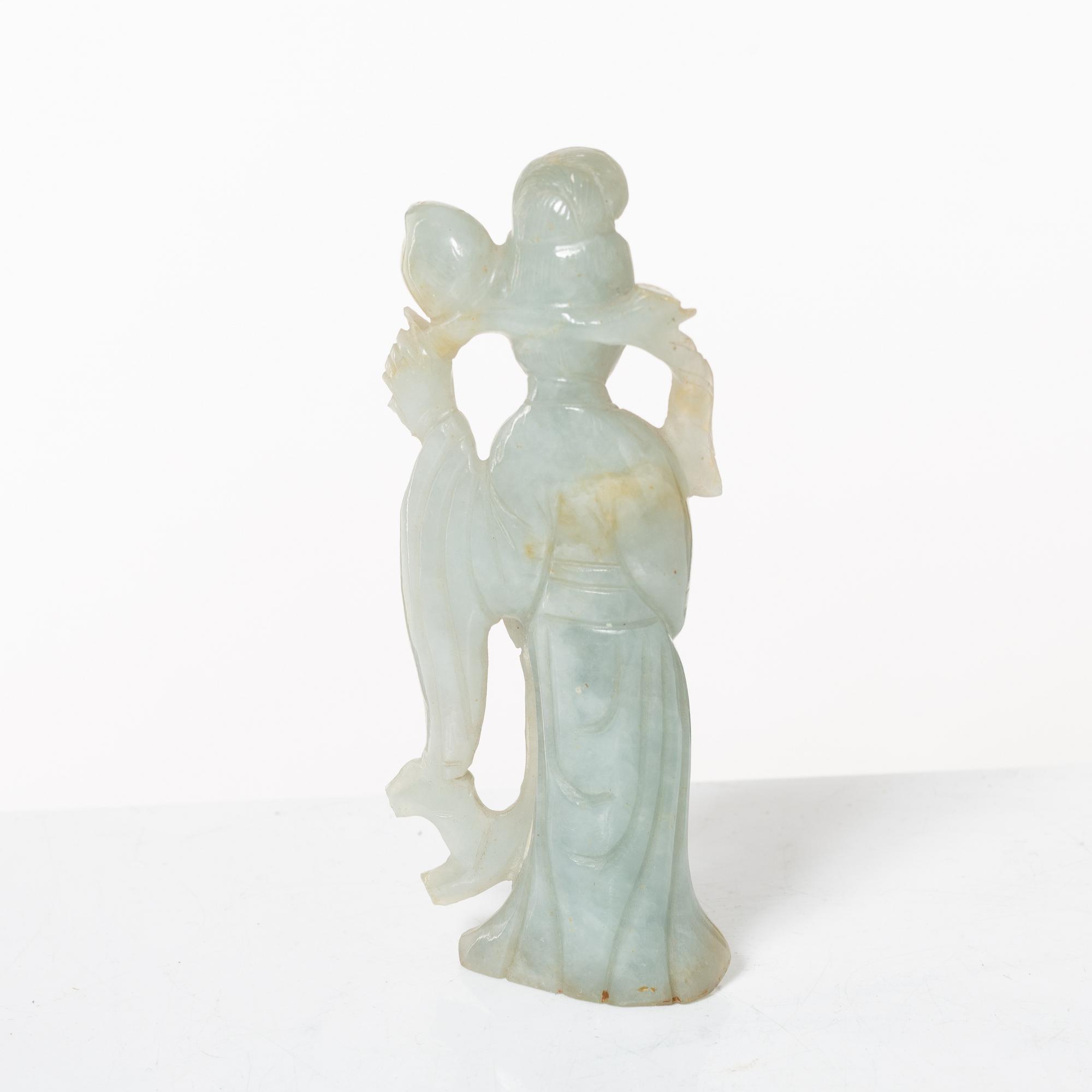 Samling stenfigurer, åtta stycken, Kina, 1900-tal/samtida.