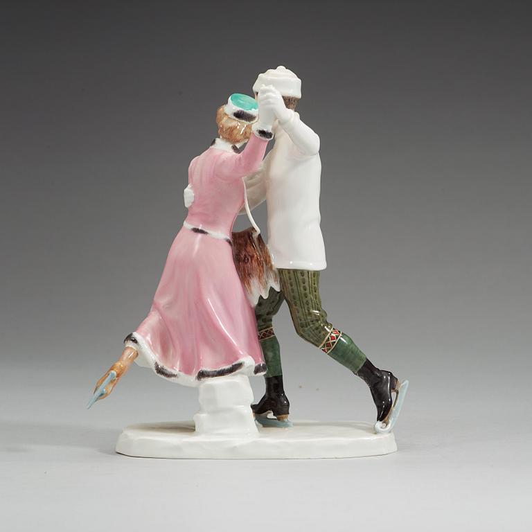 FIGURGRUPP, porslin. Meissen, tidigt 1900-tal.