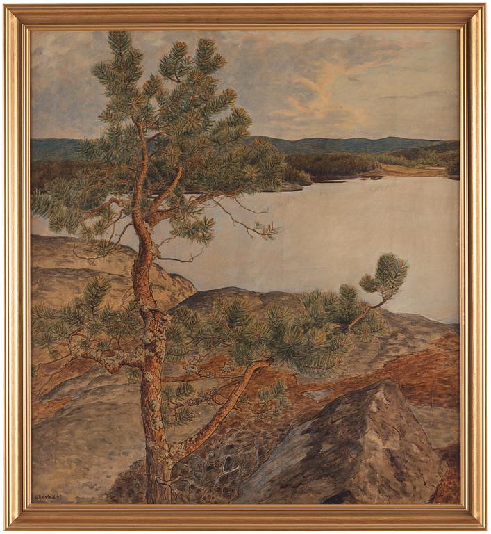 Gustaf Fjaestad, Landscape.