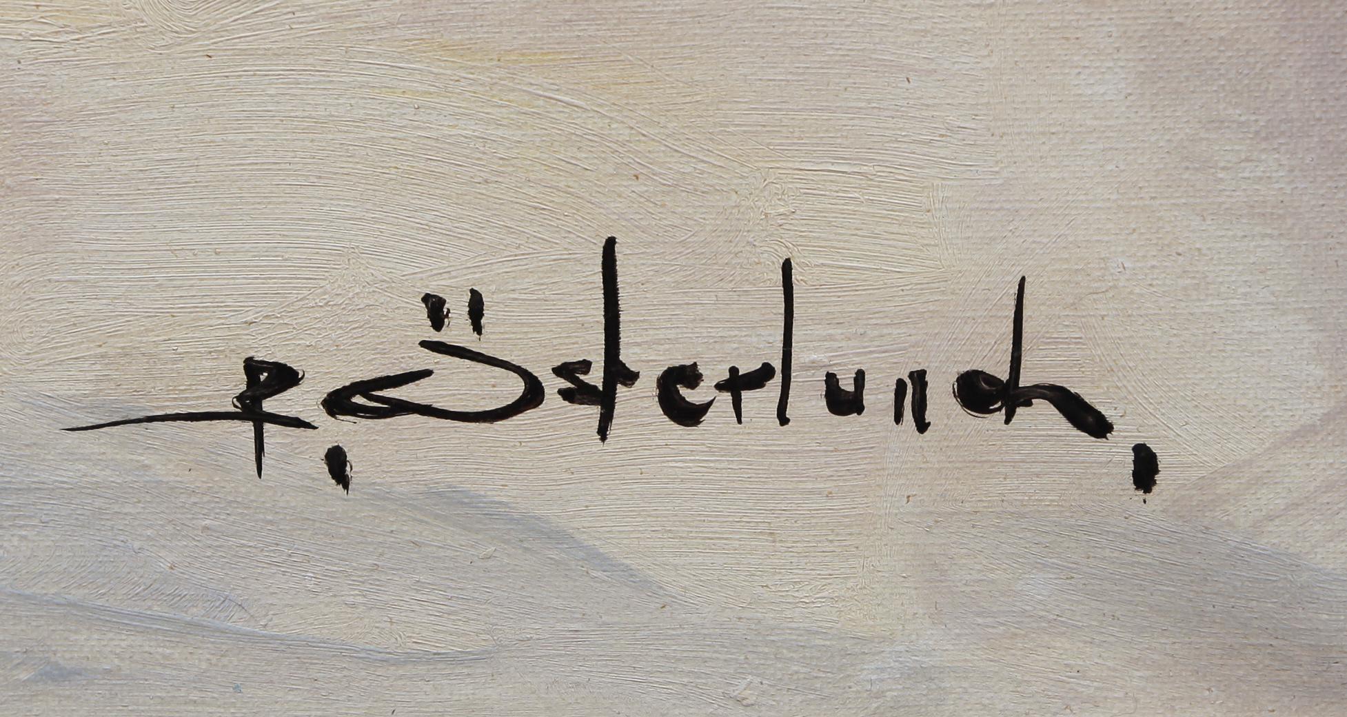 BERT ÖSTERLUND, olja på duk, signerad.