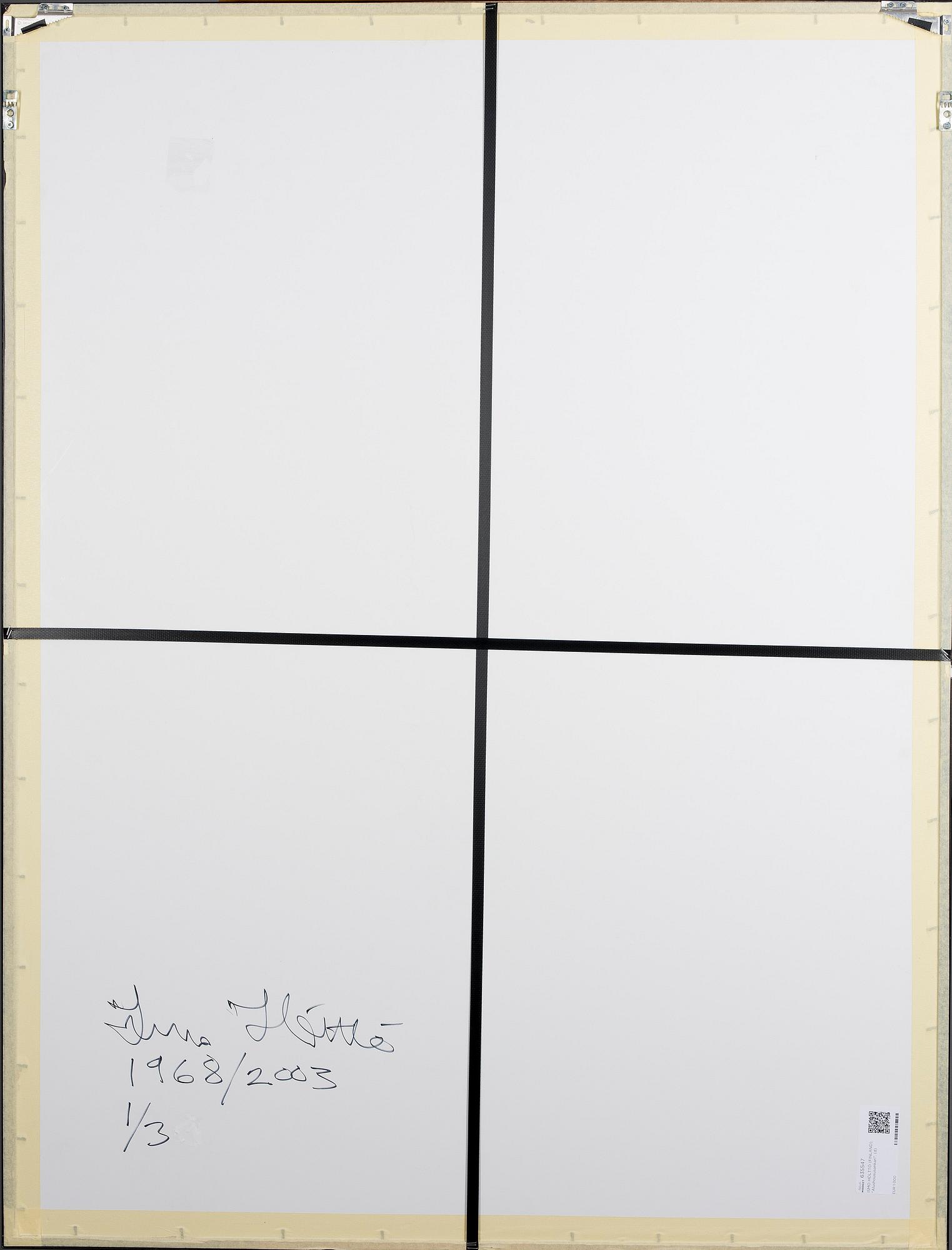 photograph, lambda-print, signed and dated 1968/2003 a tergo.