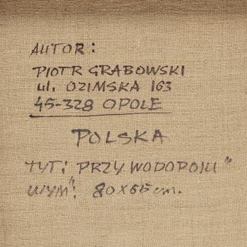 PIOTR GRABOWSKI, oil on canvas, signed.