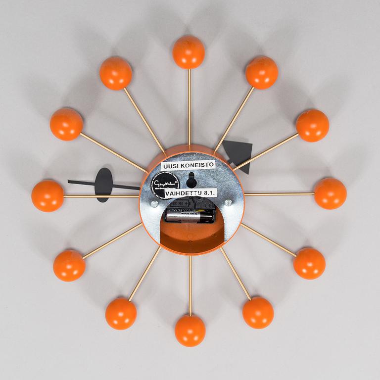 George Nelson, a 21st century 'Ball Clock' wall clock, Vitra Design Museum.