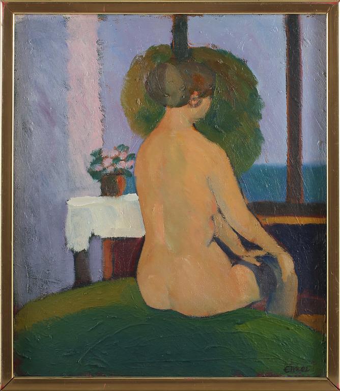 ERIC ELFWÉN, olja på duk, signerad.