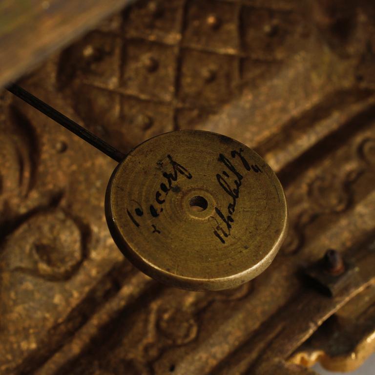 BORDSPENDYL, nyrokoko, sent 1800-tal.