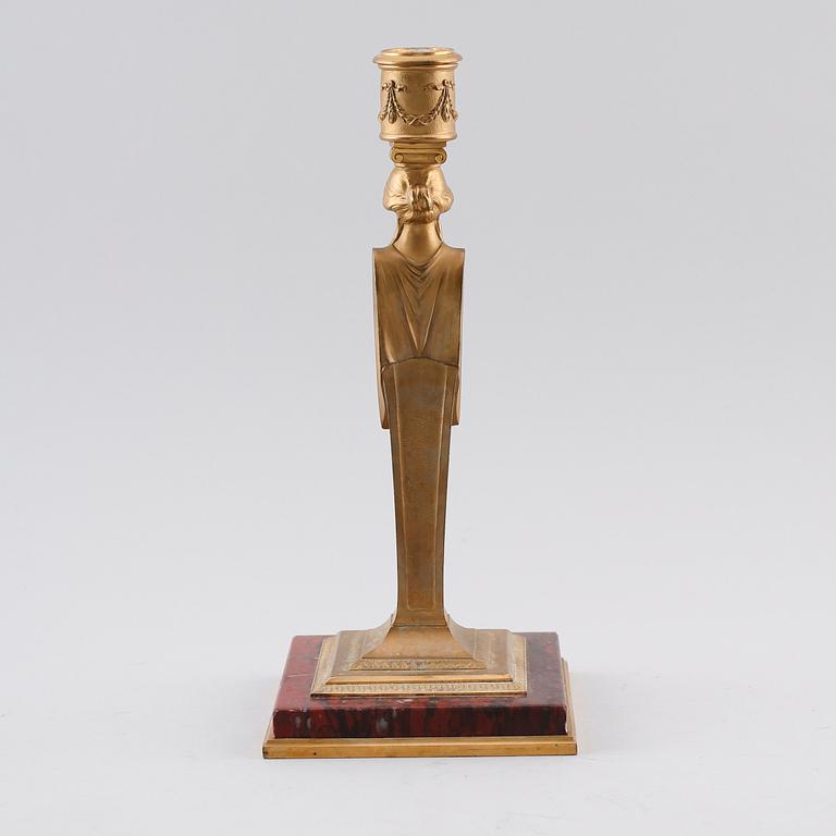 LJUSSTAKE, empirestil, omkring år 1900.
