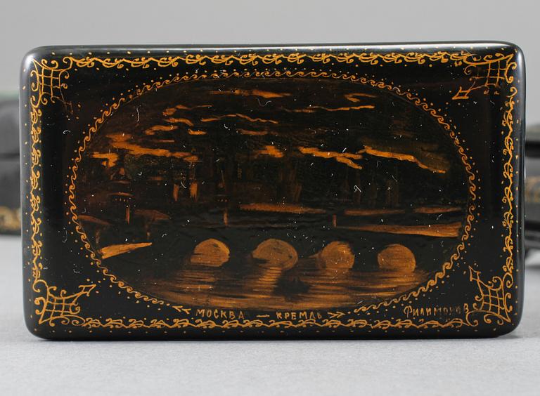 LACKASKAR, 9 st, Ryssland, 1900-talets andra hälft.