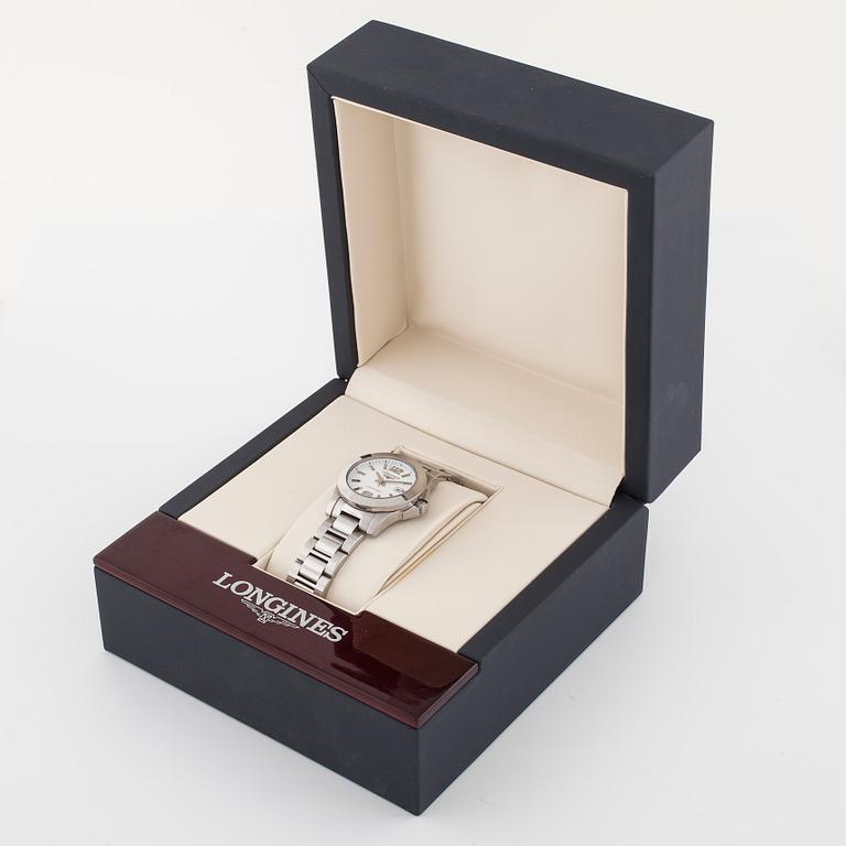 LONGINES, Conquest (300m/1000ft), wristwatch, 30 mm.