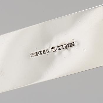 A Sterling silver paper knife by Aterlier Borgila, Stockholm, 1978.