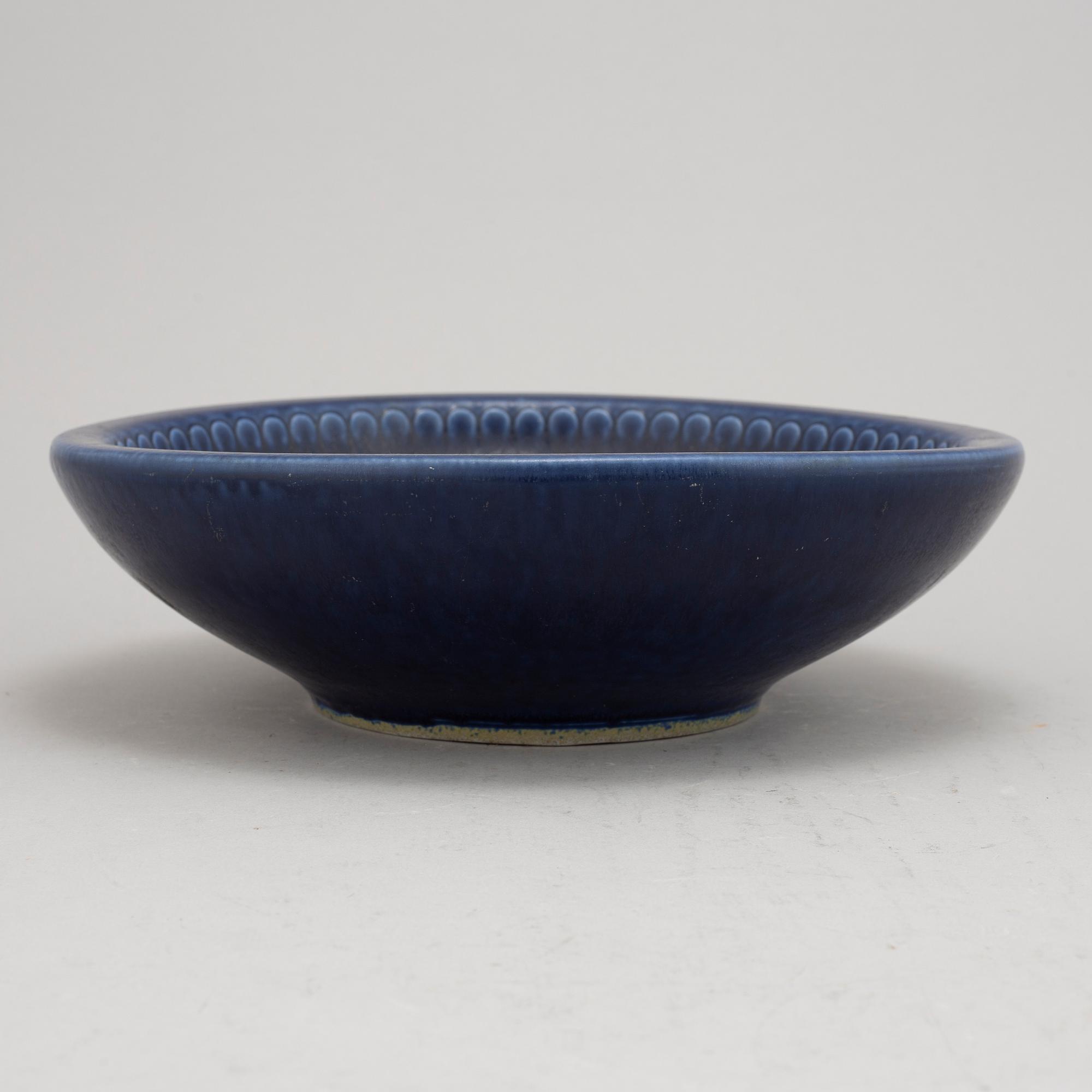 A stoneware bowl, Kåge verkstad, Gustavsberg, 1950's.