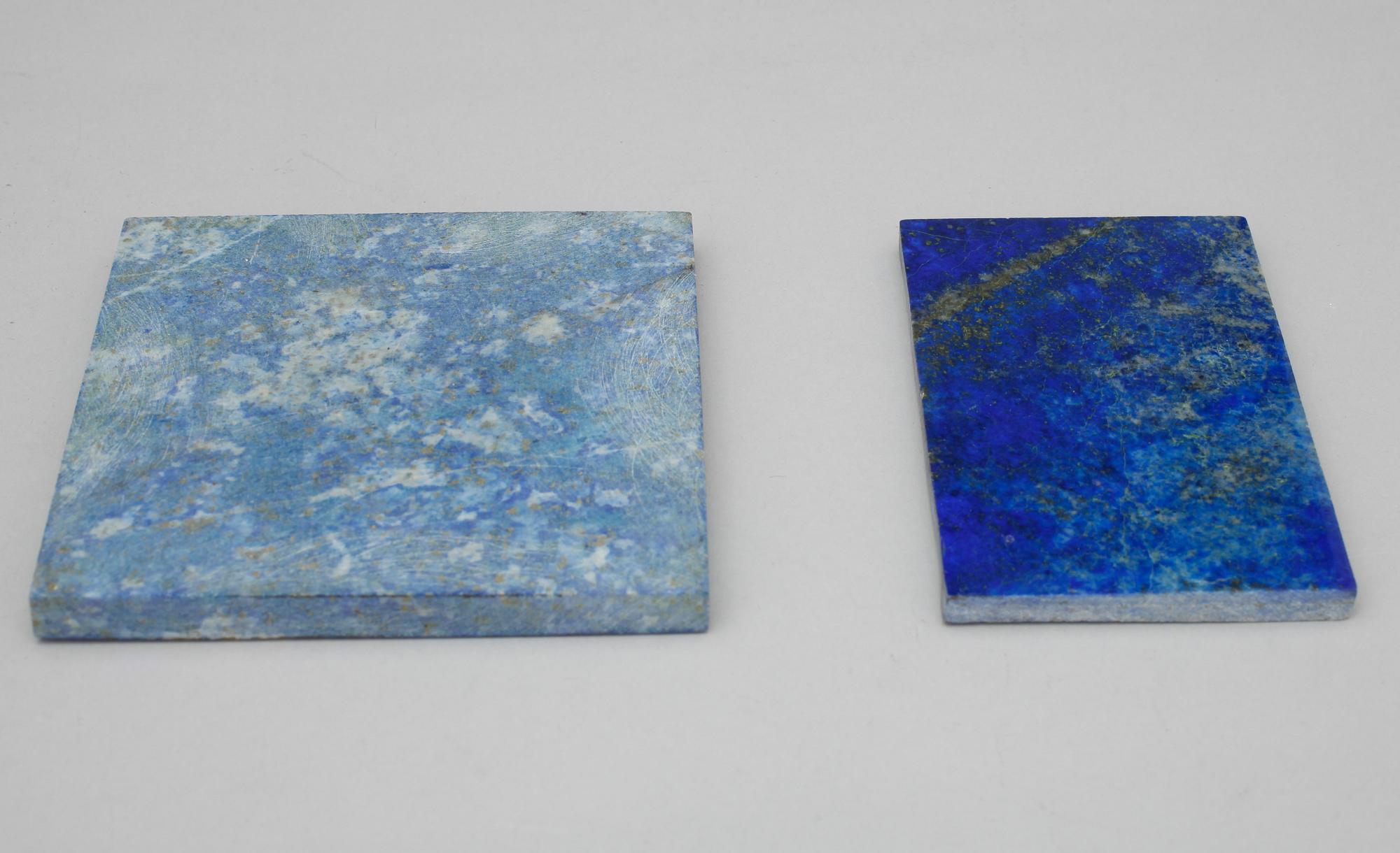 PARTI LAPIS LAZULI, 8 delar, Lapis lazuli, 1900-tal.
