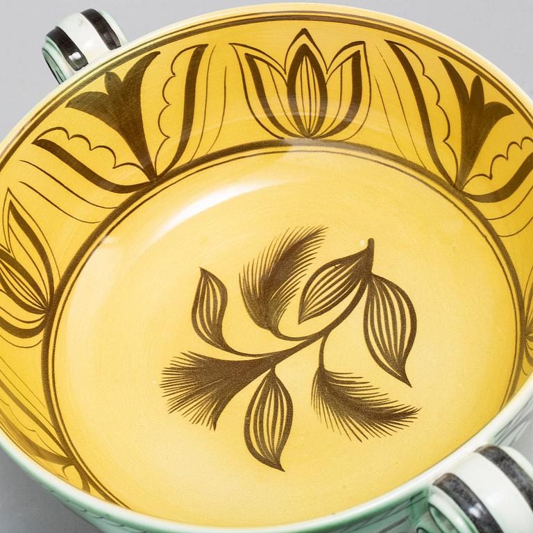 ARTHUR PERCY, skål, fajans, Gefle.