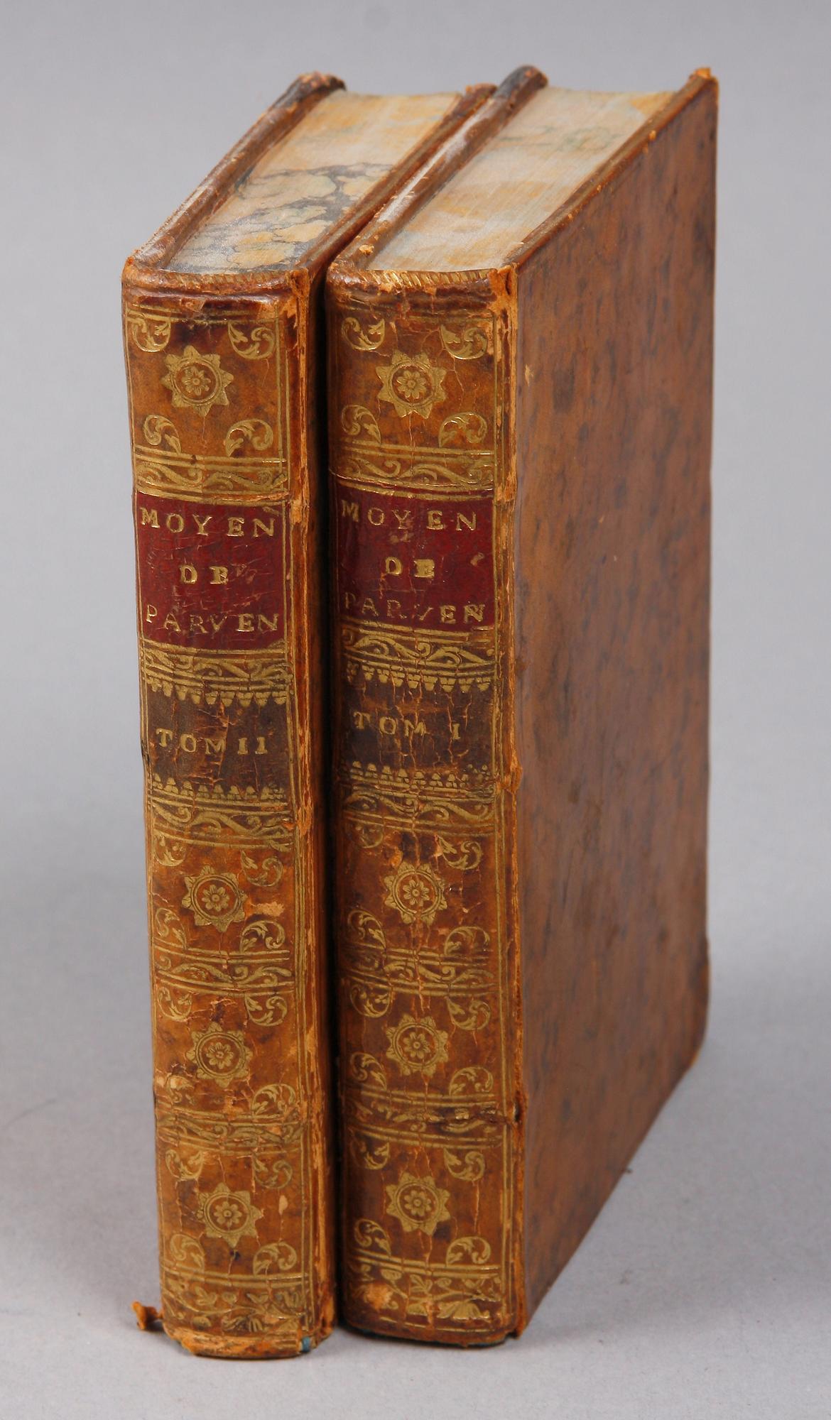 BOK, 2 band. "Moyen de parvenir" Holland 1738.