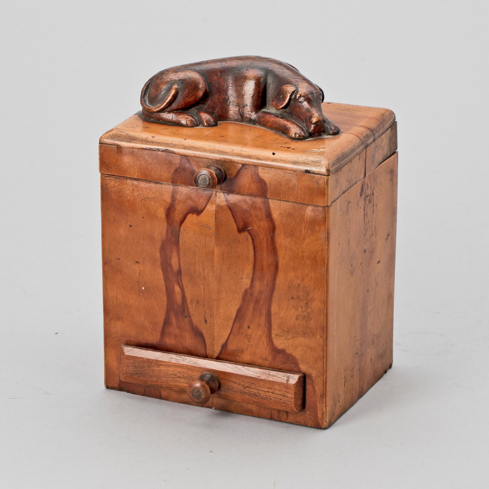 TOBAKSBURK, björk, 1800-tal.