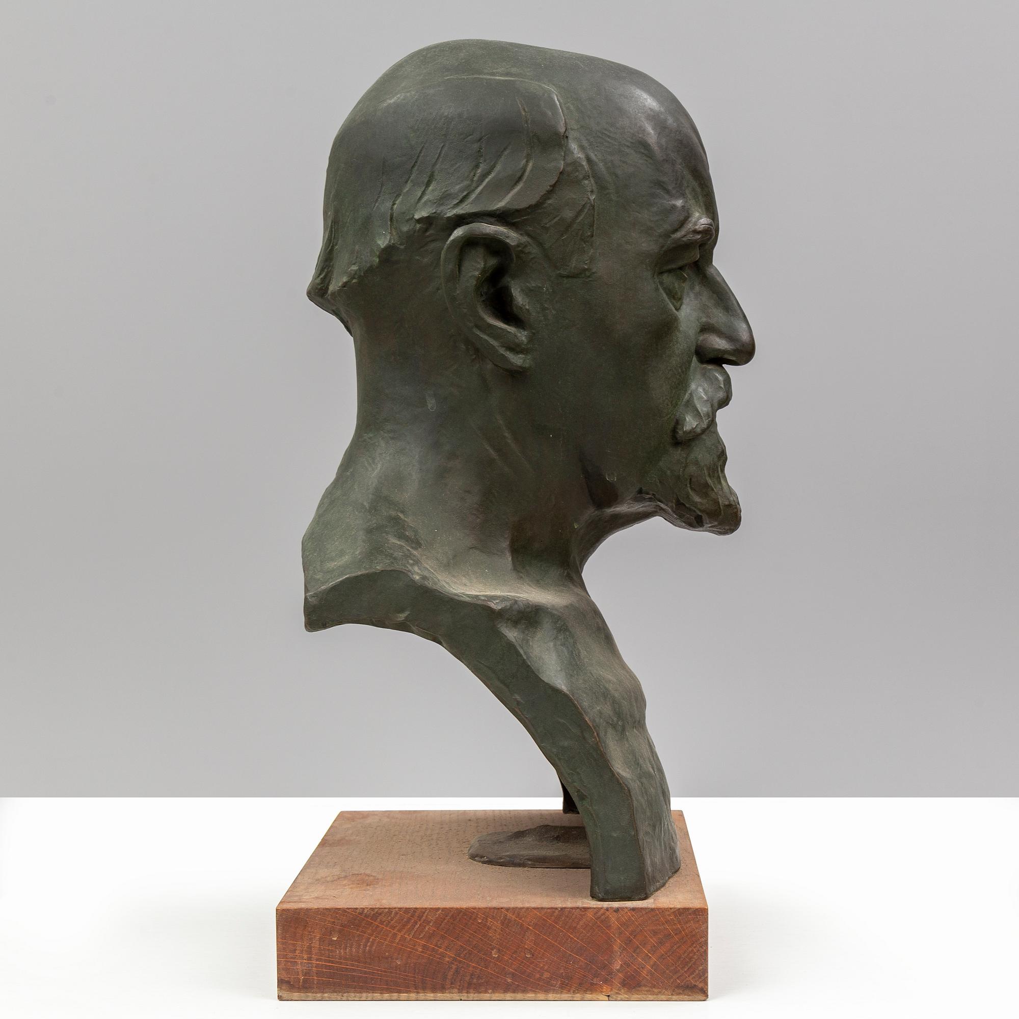 ERIC HEDLAND, sculpture, bronze, signed.