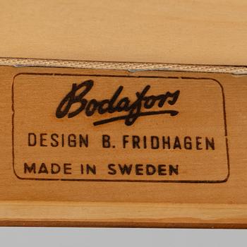 Bertil Fridhagen, A nine piece 'Diamant' dining set, Svenska Möbelfabrikerna Bodafors, 1960s.