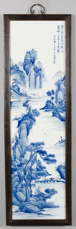 PORSLINSMÅLNING, Kina, sent 1900-tal.