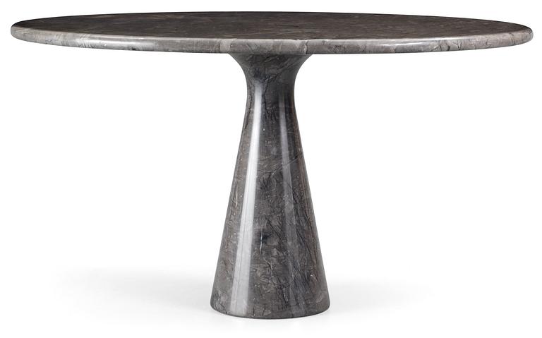 An Angelo Mangiarotti grey marble table, 'M 1' by Skipper, Italy, circa 1972.