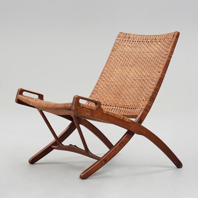 HANS J WEGNER, fällstol, "JH512" Johannes Hansen, Danmark, 1940-50-tal.