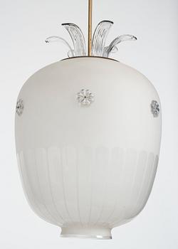 Harald Notini, a ceiling lamp, model "11553", Arvid Böhlmarks Lampfabrik, 1940s.