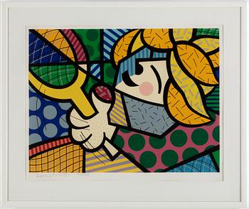 ROMERO BRITTO, silkscreen, 1984, signed in pencil and numbered 229/300.