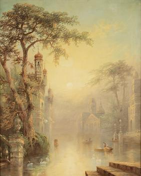 JAMES SALT, oil on canvas, signed.