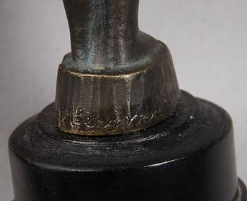 ASTRI BERGMAN-TAUBE, skulptur, brons. Sign.