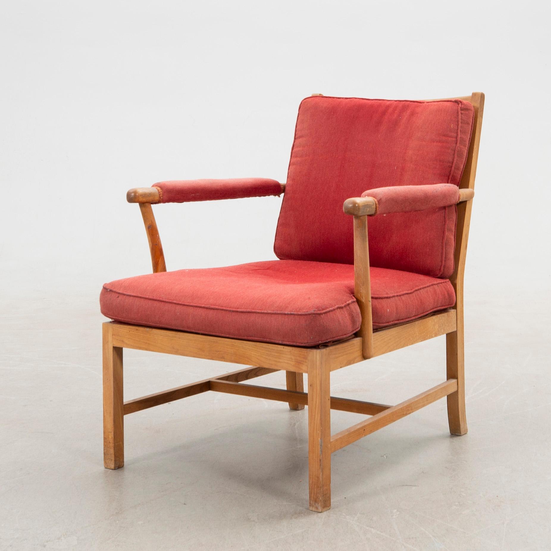 Josef Frank, fåtölj, modell "667", Svenskt Tenn, 1900-talets slut.