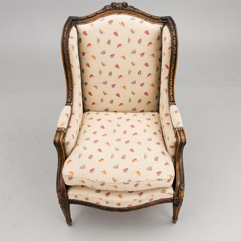 A French 18th Century Wingback Chair.