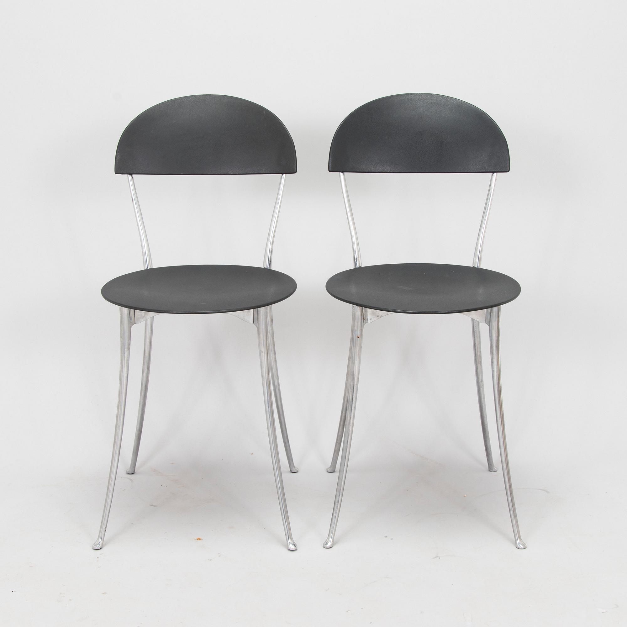 Enzo Mari, stolar, 4 st, "Tonietta", Zanotta, Italien.