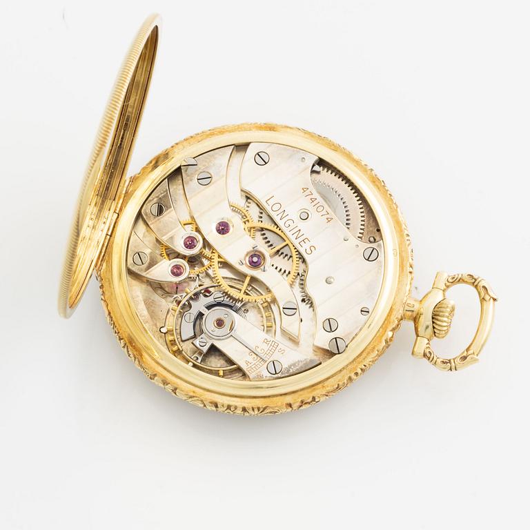 Longines, "E.Somazzi Lugano", dress pocket watch, 45 mm.