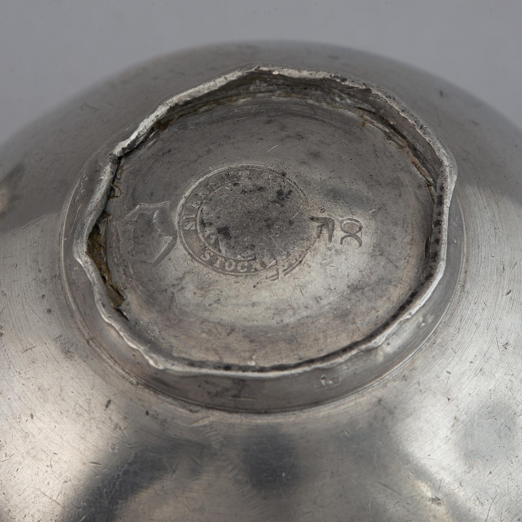 Estrid Ericson, a pewter box, Firma Svenskt tenn, 1930.