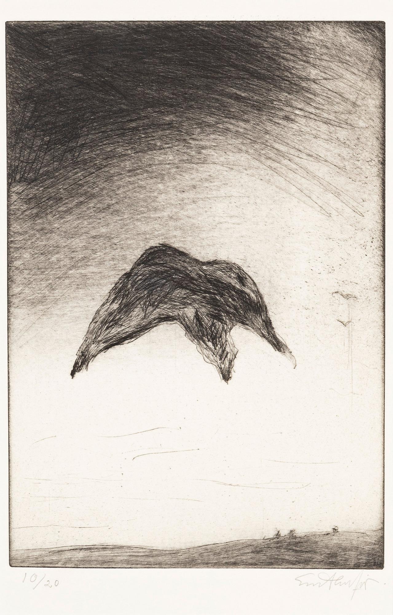 Evert Lundquist, "Den svarta fågeln".