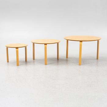 Three nesting tables, second half of the 20th Century.