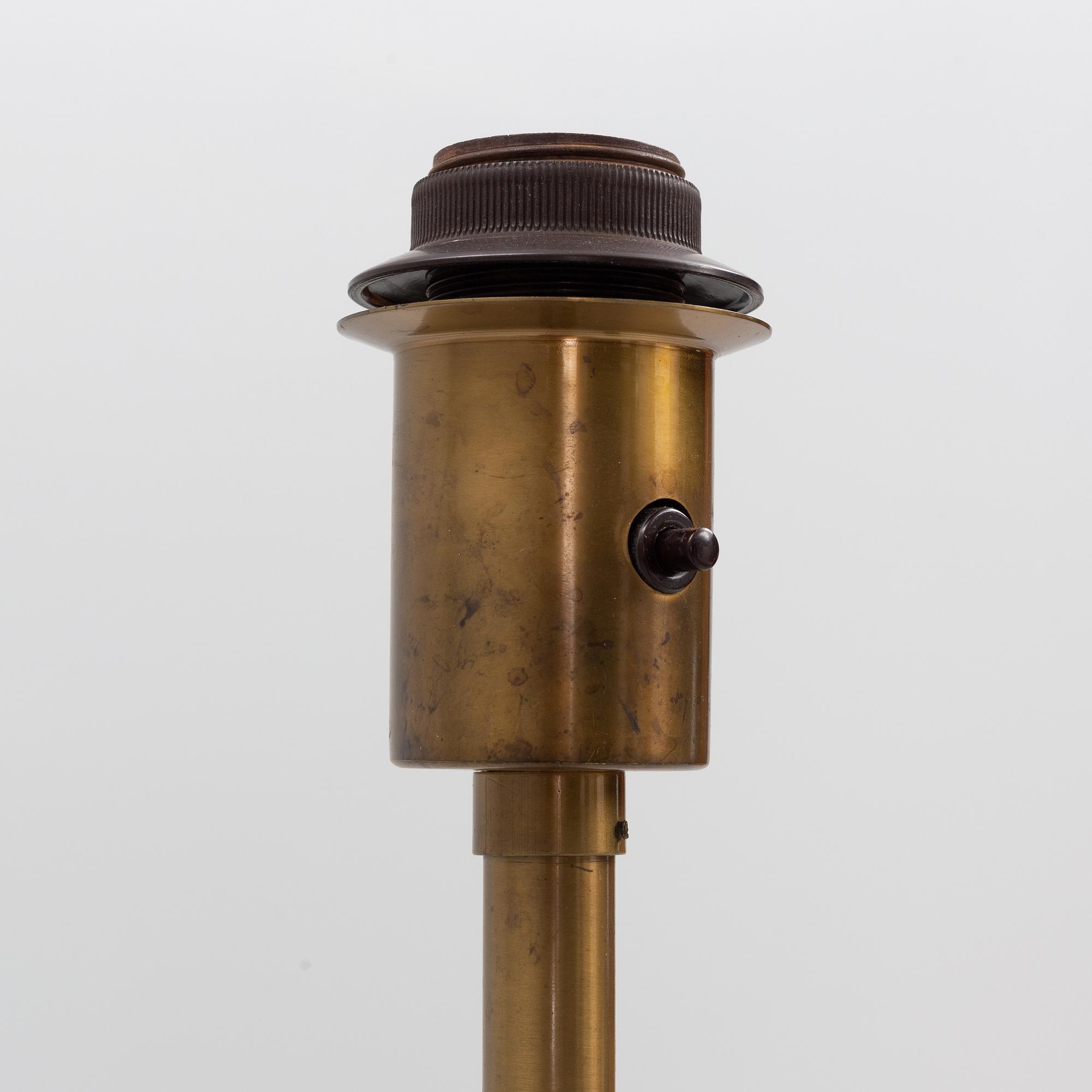 Harald Notini, a model "15600" floor light, Böhlmarks, 1950's.