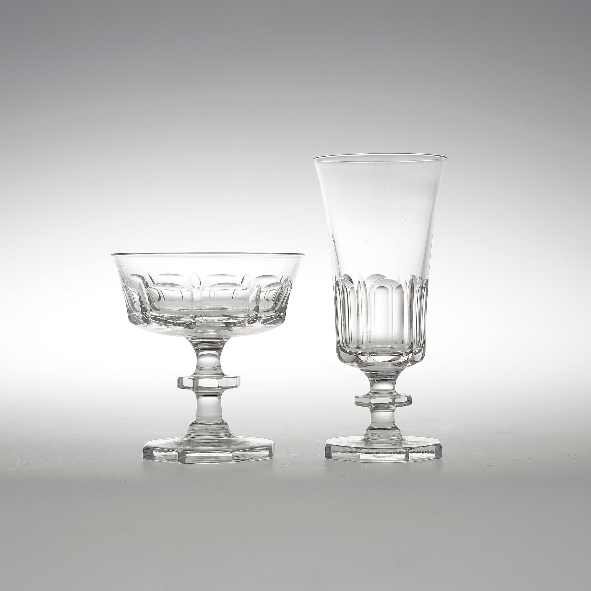 CHAMPAGNE- OCH VINGLAS, 24, "Hamra", Elis Bergh, Kosta.