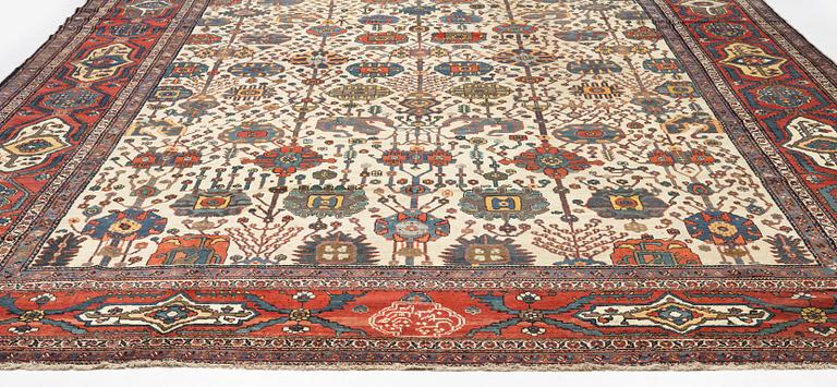 A 'Khan carpet' Chahar Mahal va Bakhtiari carpet of Safavid 'vase' design, West Persia, c. 774 x 423 cm.