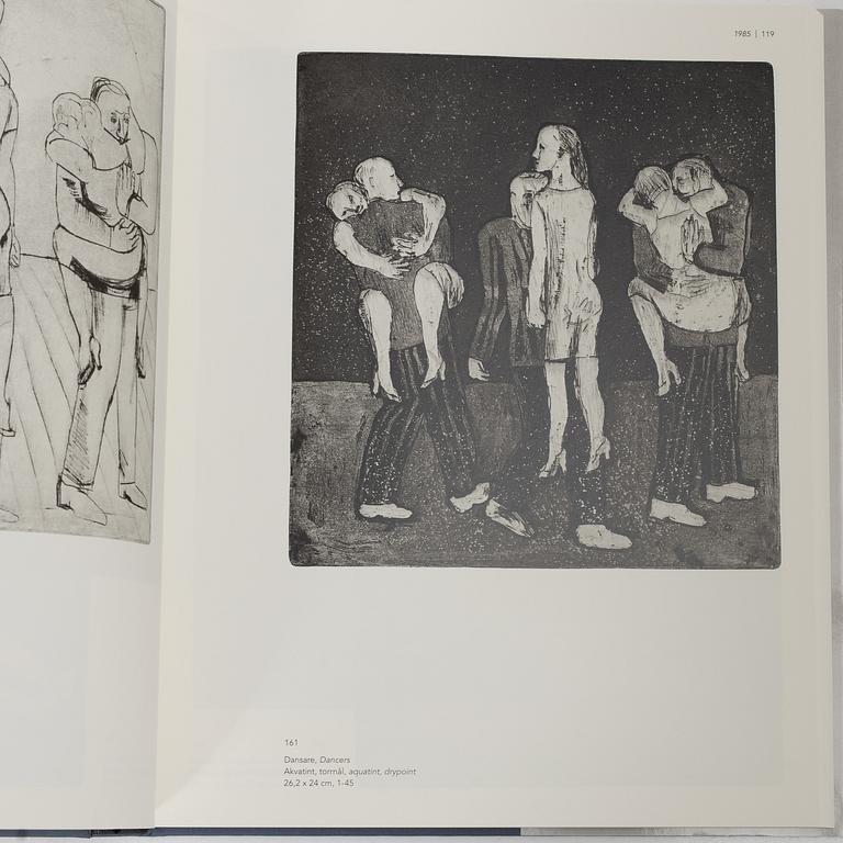 Lena Cronqvist, Catalogue raisonné, “Copper Plate Prints 1974–2009”, with “Stilleben II”, etching, signed and numbered 11/25.
