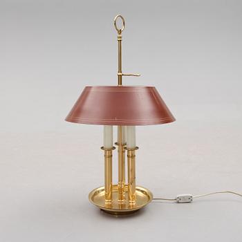 BORDSLAMPA, mässing, 1900-talets andra hälft.