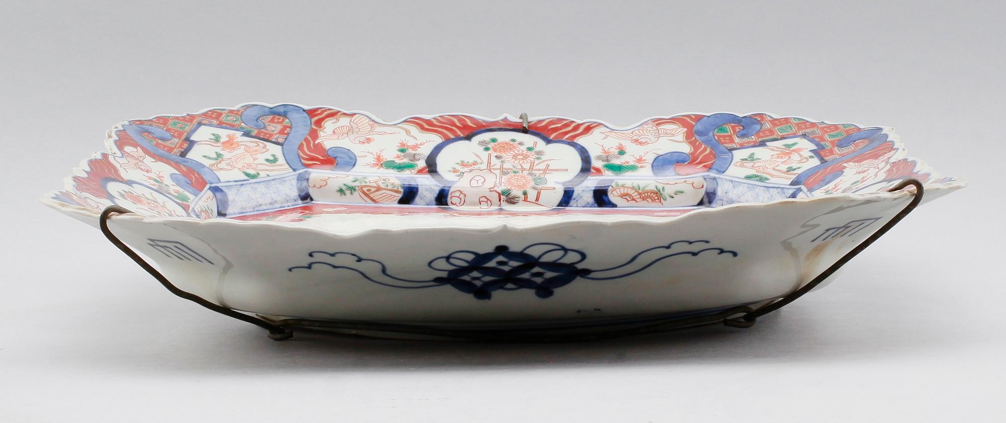 FAT, porslin, Imari, Japan, omkring år 1900.