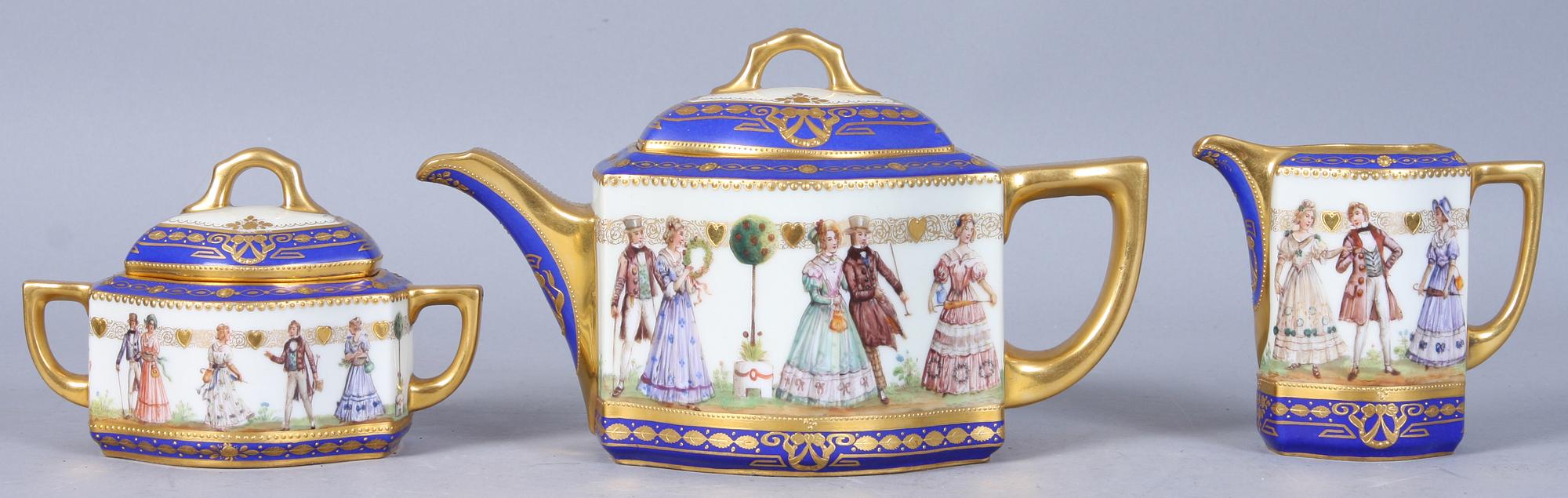 TESERVIS, porslin, Dresden.