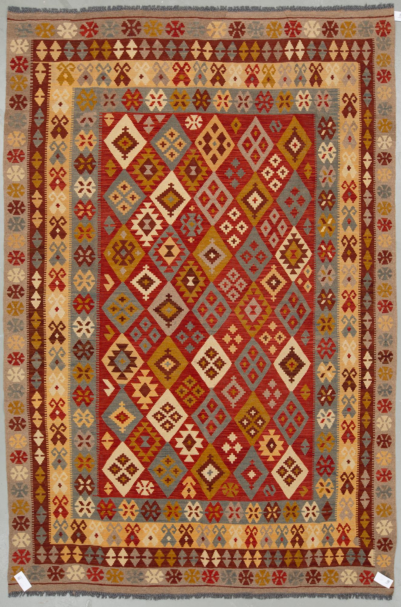 KELIM, Uzbekistan. Ca 293x200 cm.