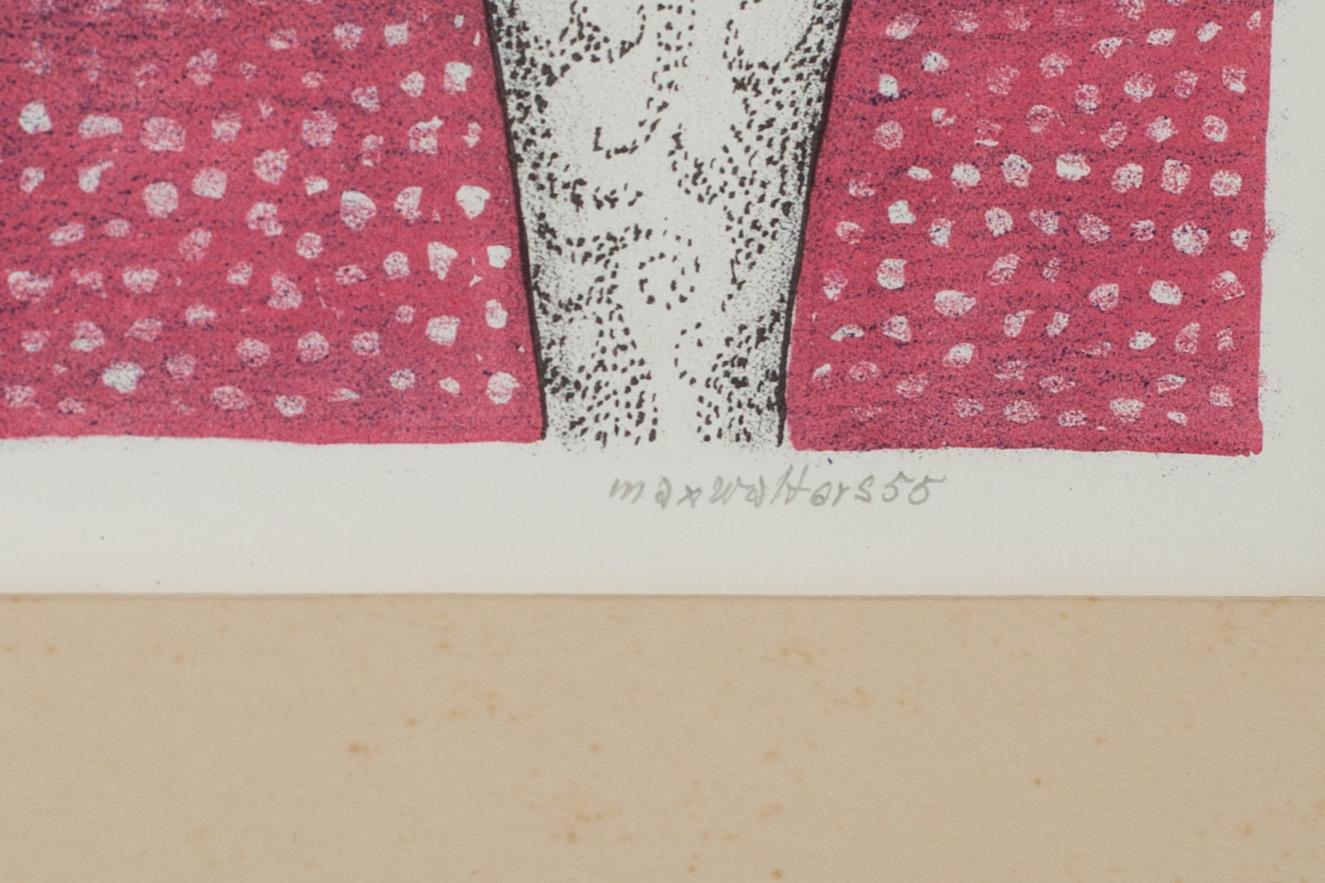 MAX WALTER SVANBERG, offsettryck, sign o daterad 55,  numr 27/200.