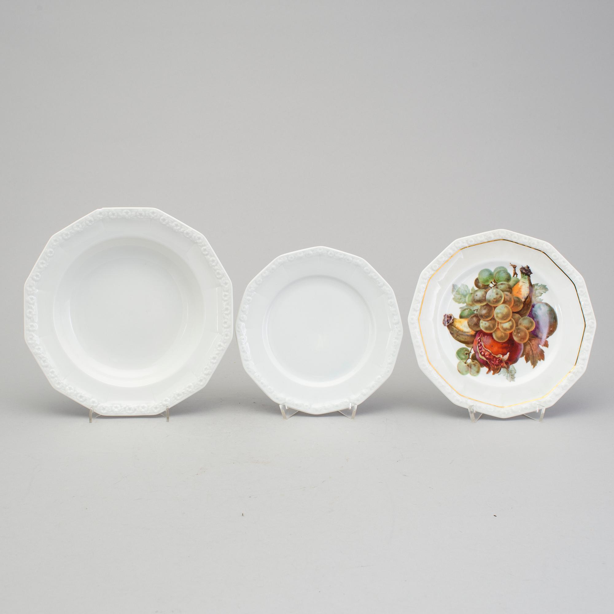 SERVIS, 54 delar, porslin, "Maria" Rosenthal, 1900-tal.