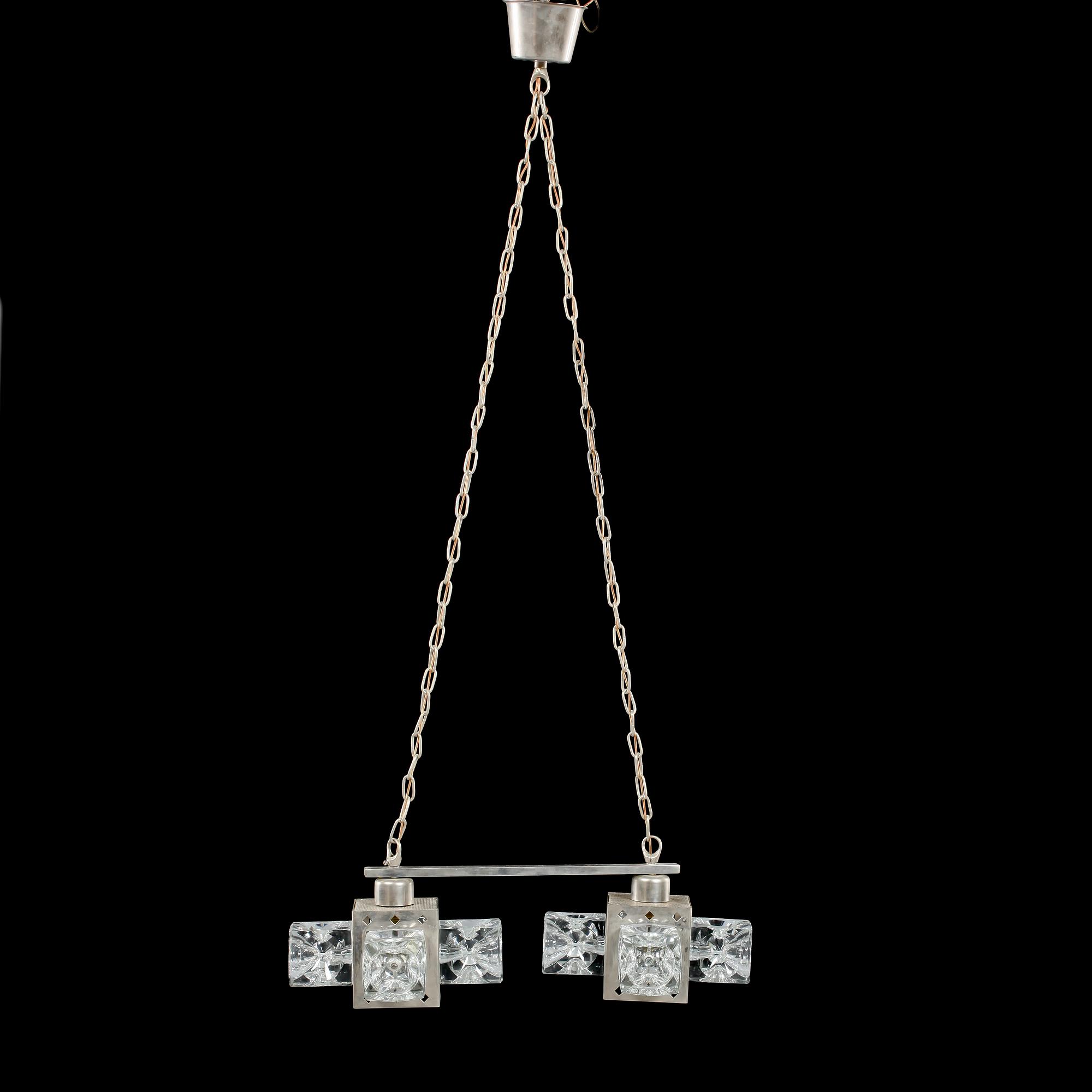 TAKLAMPA, 1960/1970-tal. Höjd 19 cm.