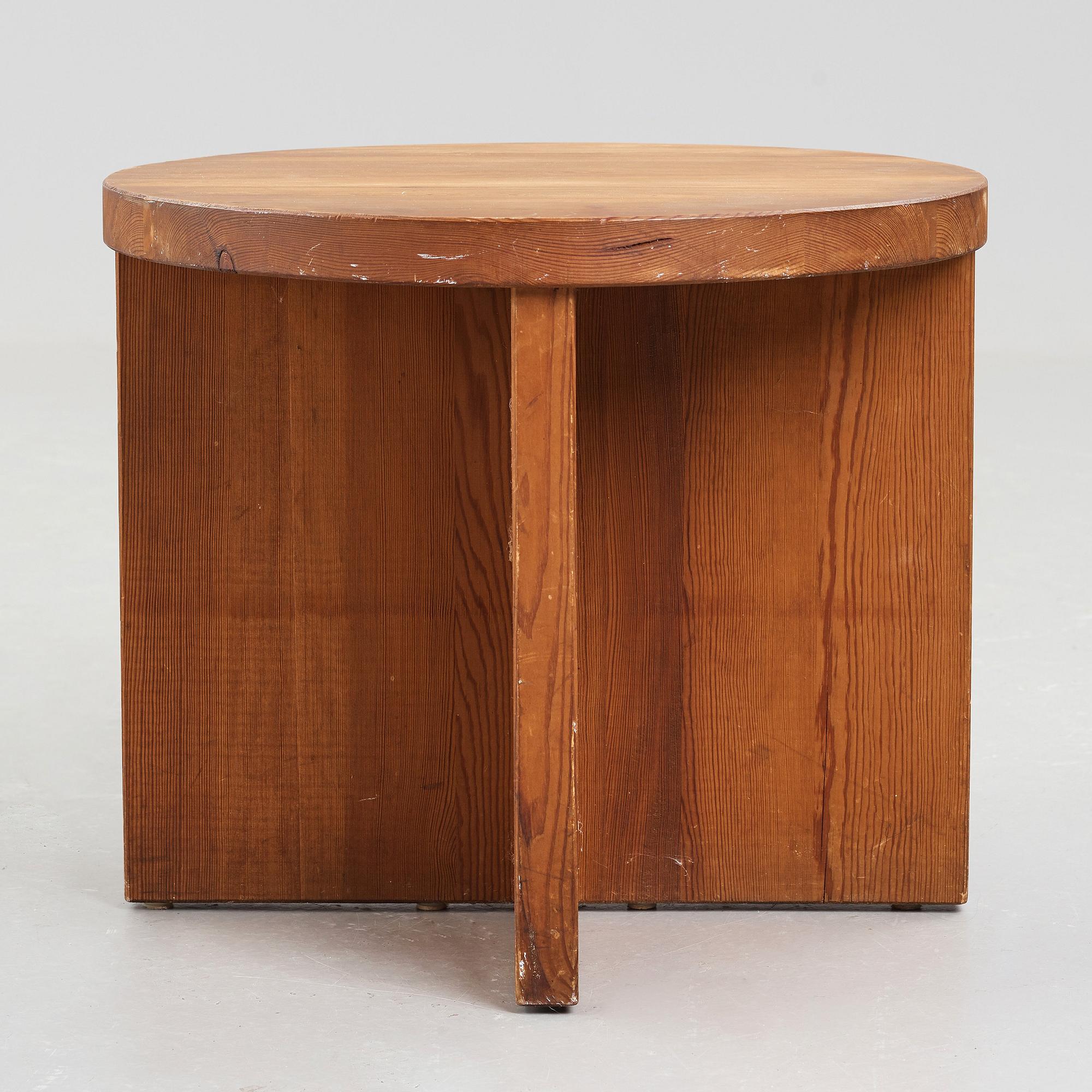 Axel Einar Hjorth, bord, runt "Lovö", Nordiska Kompaniet, 1930-tal.