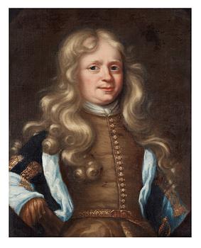 329. David Klöcker Ehrenstrahl, Mansporträtt, möjligen föreställande miniatyrmålaren Andreas von Behn (1650- efter 1713).