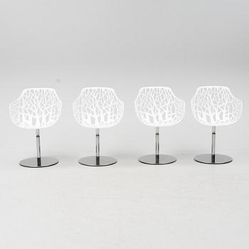 Karmstolar, 4 st, "Forest", Fast Design, Italien, 2000-tal.
